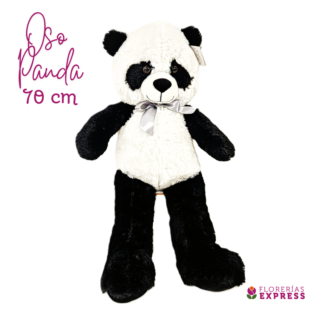 Oso Panda Peluche 70 cm Florerías Express