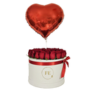 G5 - Big Box Rubí - 36 Rosas + Globo Grande