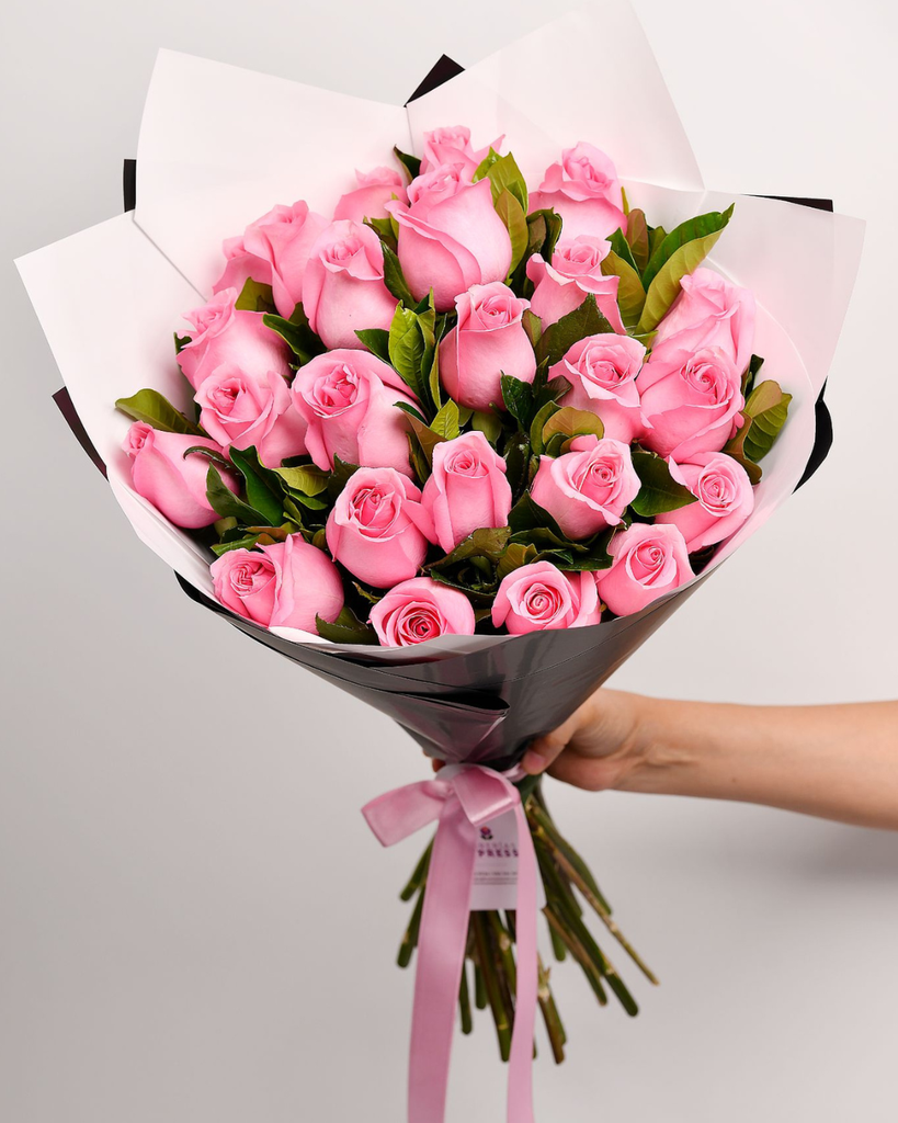 A4 - Ramo Hot Pink - 24 Rosas