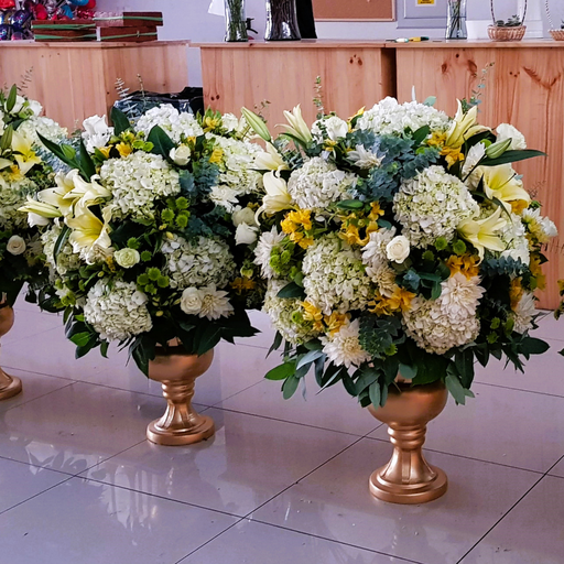 Copón XL para eventos con liriosc/u