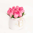E1 - Pink Box 12 rosas