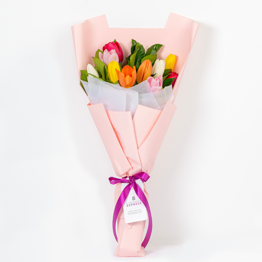 C2 - Ramo Colorful - 10 Tulips