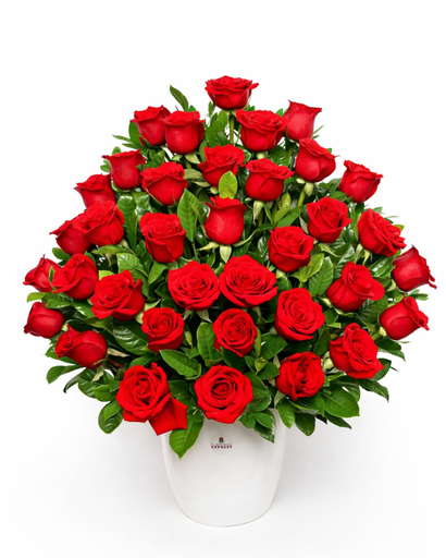 Bowl de 36 Rosas - 1 Cara