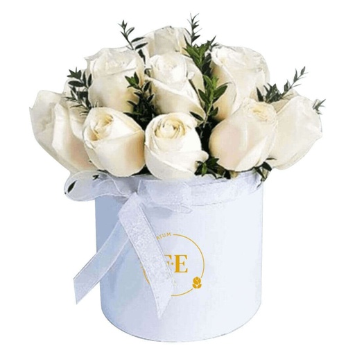 Box de 21 Rosas Blancas